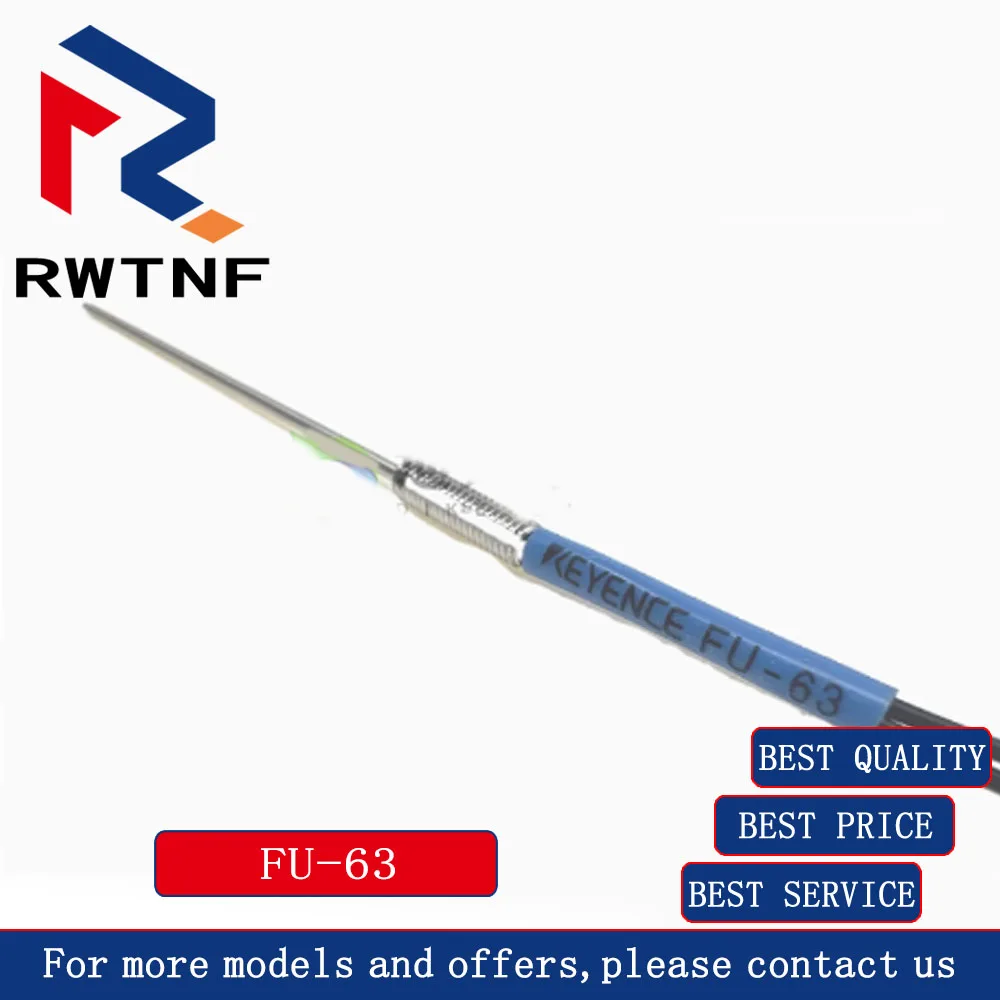 FU-63 New Genuine KEYENCE convex needle sleeve type reflective optical fiber sensor，warehouse stock