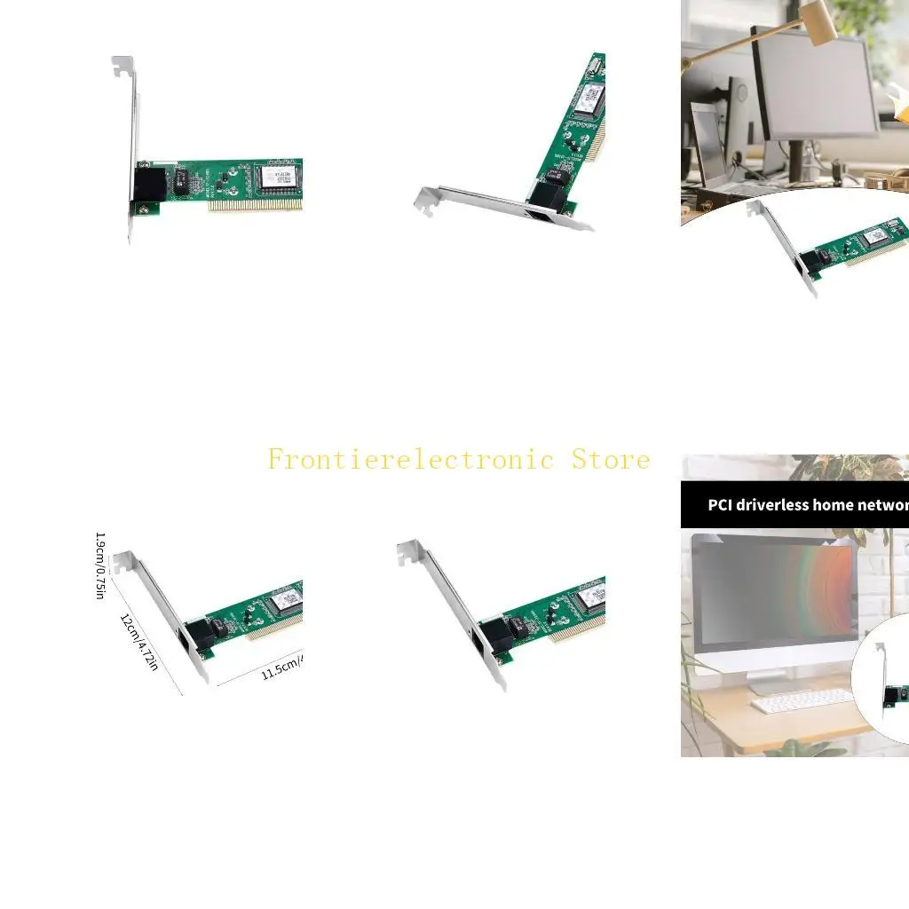 

G8DB RTL8139 Not Driver PCI Ethernet Card 100Mbps Speed for Desktop Computers