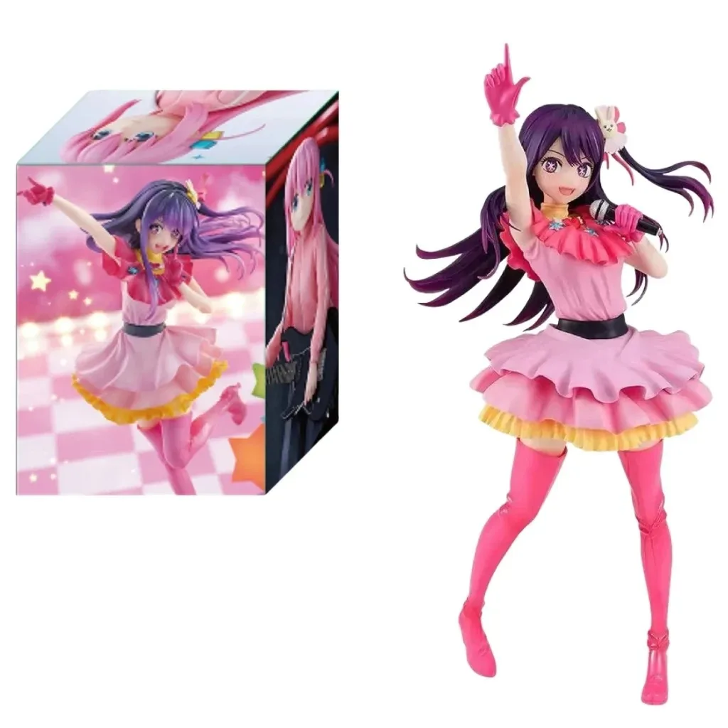 애니메이션 호시노 아이 액션 피규어 귀여운 카와이 소녀 시리즈 캐릭터 컬렉션 장식품 데스크탑 디스플레이 선물