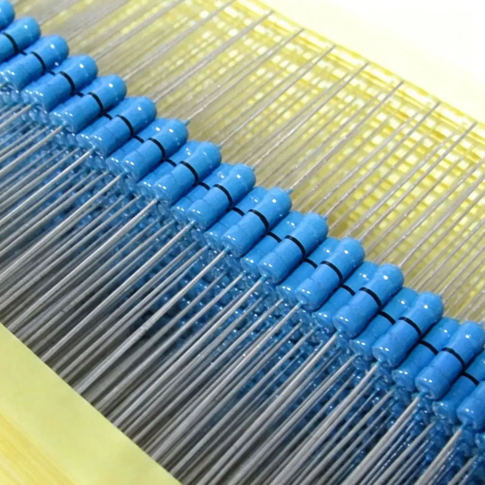 20-100pcs MF metal film resistor 1/6W 1/4W 1/2W 1W 2W 0R 0 ohm zero ohm PCB jumper crossover