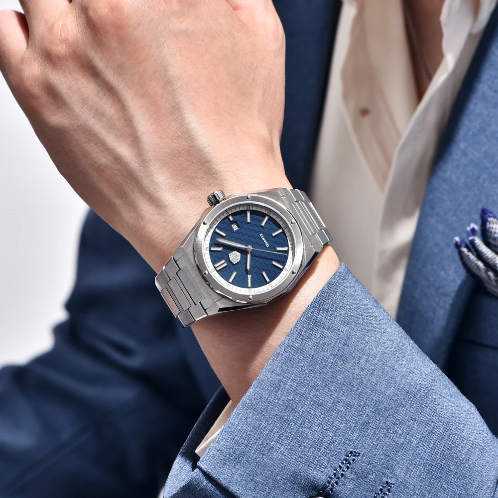 RollsTimi 2025 новые мужские часы, лучшие роскошные кварцевые часы для мужчин AR, сапфировые водонепроницаемые светящиеся мужские часы из нержавеющей стали, подарочные часы