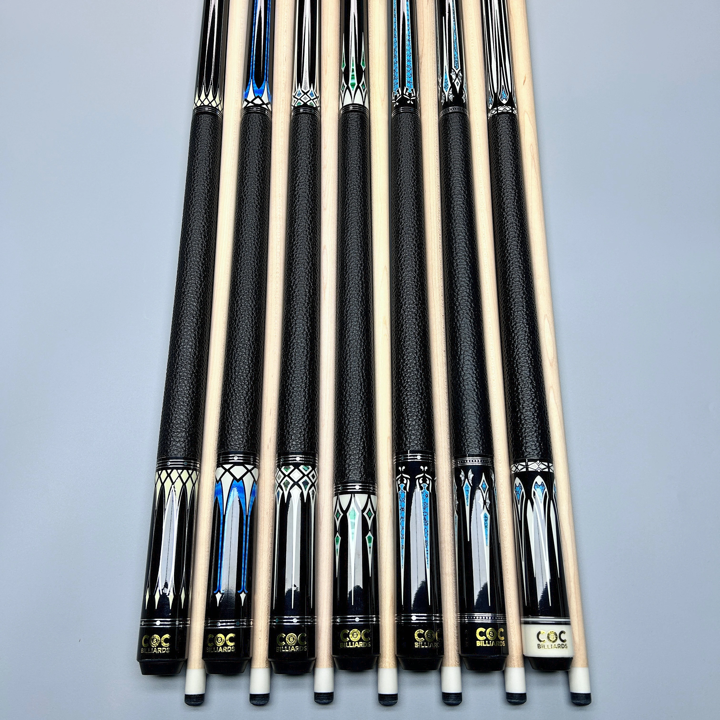 

STLF Premium Maple Wood Pool Cue with Radial Joint Wood Butt Sleeve Big Head Tip 13mm-Wholesale