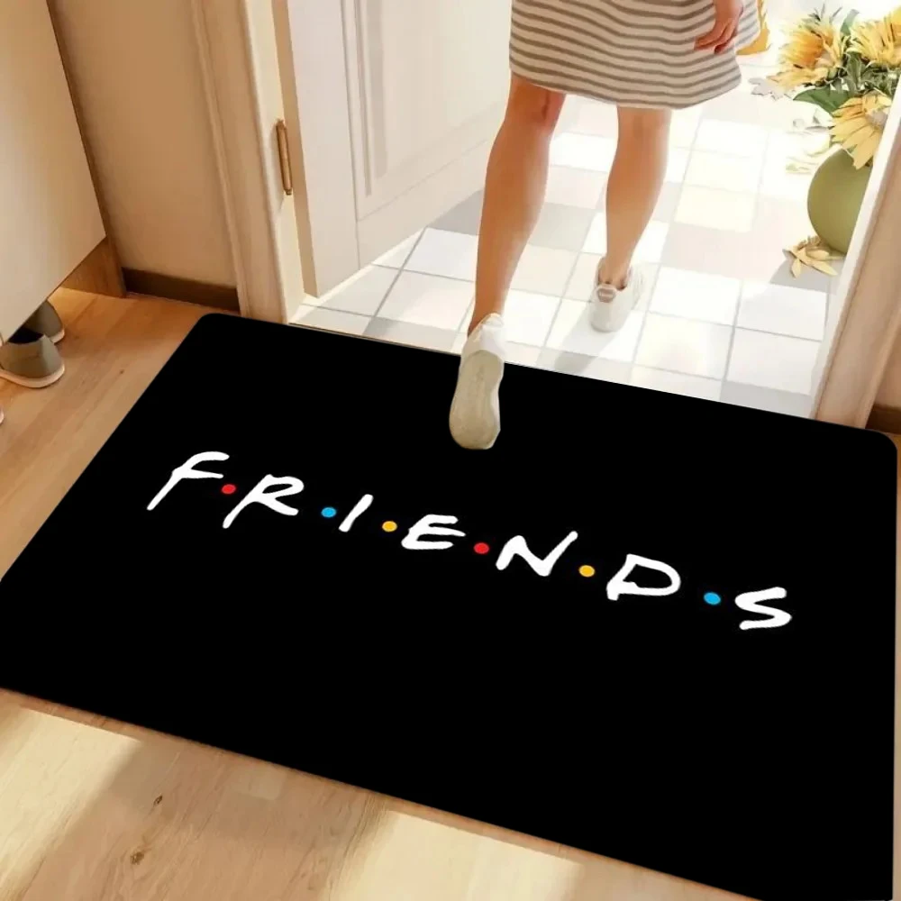 Hot Sale Friends TV Show Door Mat Non-slip Durable Entrance Rug Absorbent Floor Mat for Home Entrance Hallway Decor