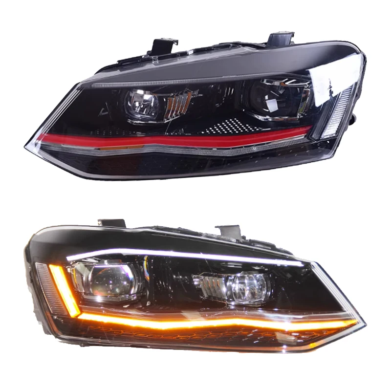 

For Volkswagen POLO 6R LED Headlights 2011-2018 Upgrade VW Polo MK5 Accessories VW Car Head Light Lamp Assembly