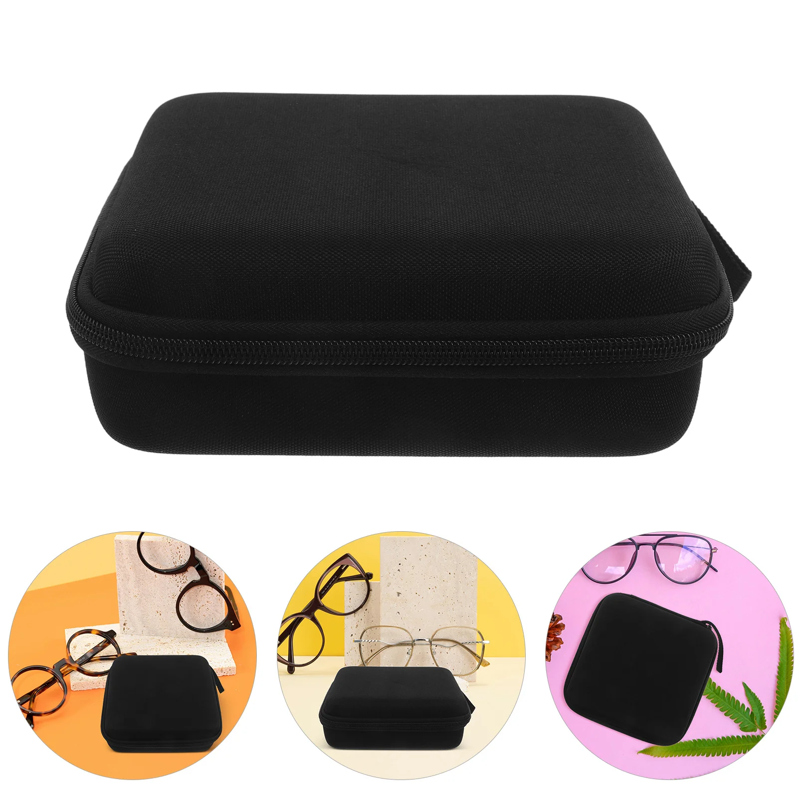 

Compact Eyeglasses Case Hard Shell Shockproof Eva Travel Sunglass Organizer Portable Storage Box For Men Women Outdoor