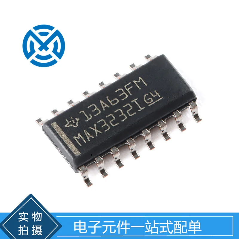 MAX3232IDR SOIC16 RS232 line driver/receiver chip components with a single original