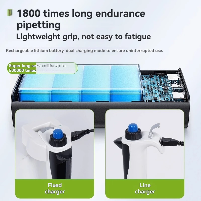 8-channel Pipette 12-channel Multi-hole Manual Adjustable Multi-channel Micro-volume Gun Loading Pipette Gun Electric