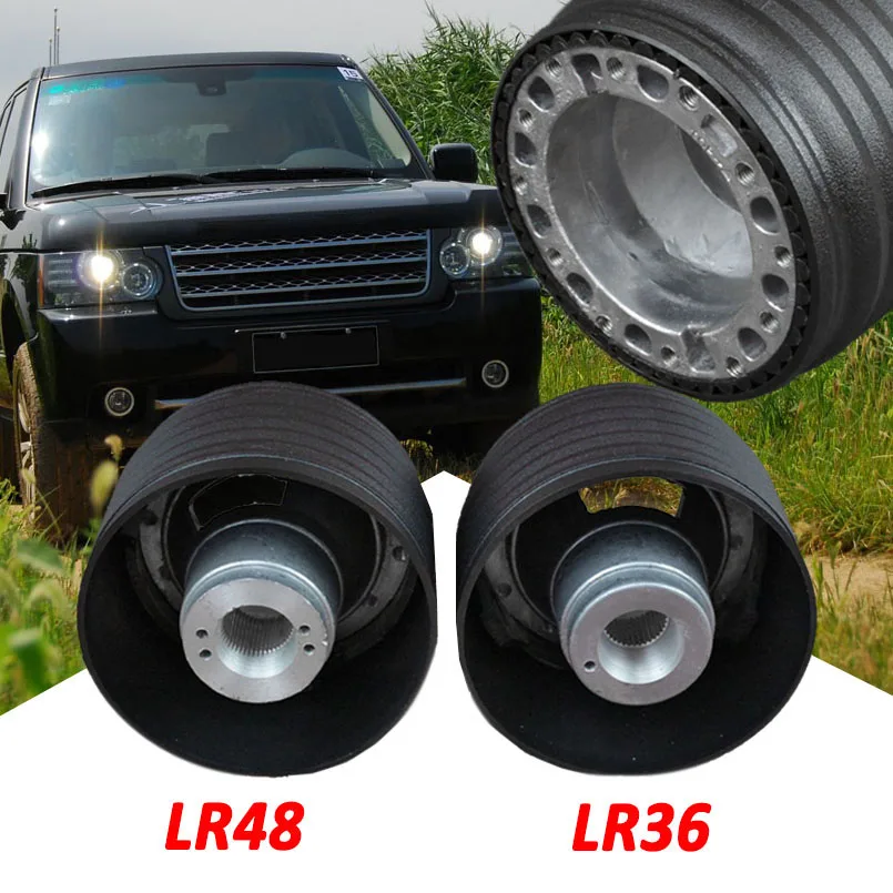 

Steering Wheel Hub Adapter Quick Release Boss Kit For Land Rover Defender 48 Spline HUB-LR48