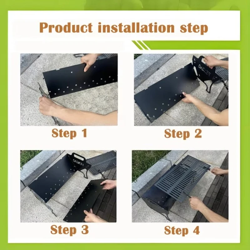 Groove Grill Adventure Ready Portable Grill Portable Folding Outdoor Grill