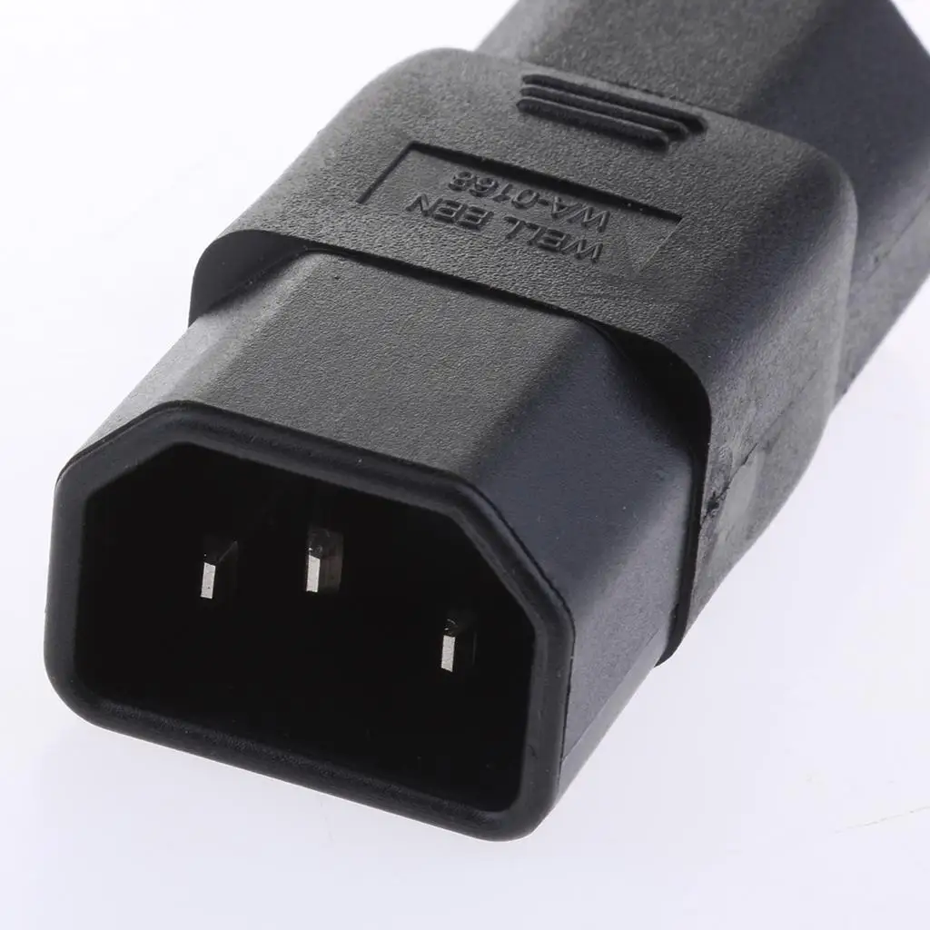 AC Power Adapter C14 to C21 Plug Converter IEC320 Molded Power Adapter Connector for AC Equipment