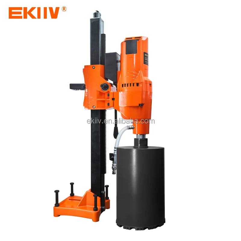 EKIIV 255MM 10Inch 220V 110V Heavy Vertical Single Speed Corded OEM Max.255mm Diameter Diamond Core Drill Machine for Concrete