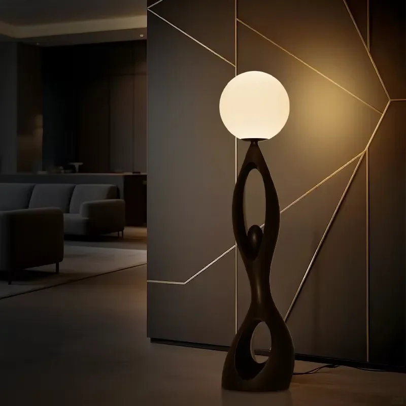 Modern Floor Lamp for Living Room Bedroom Dining Room Artistic Standing Light Creates Comfortable Atmosphere Home Decor