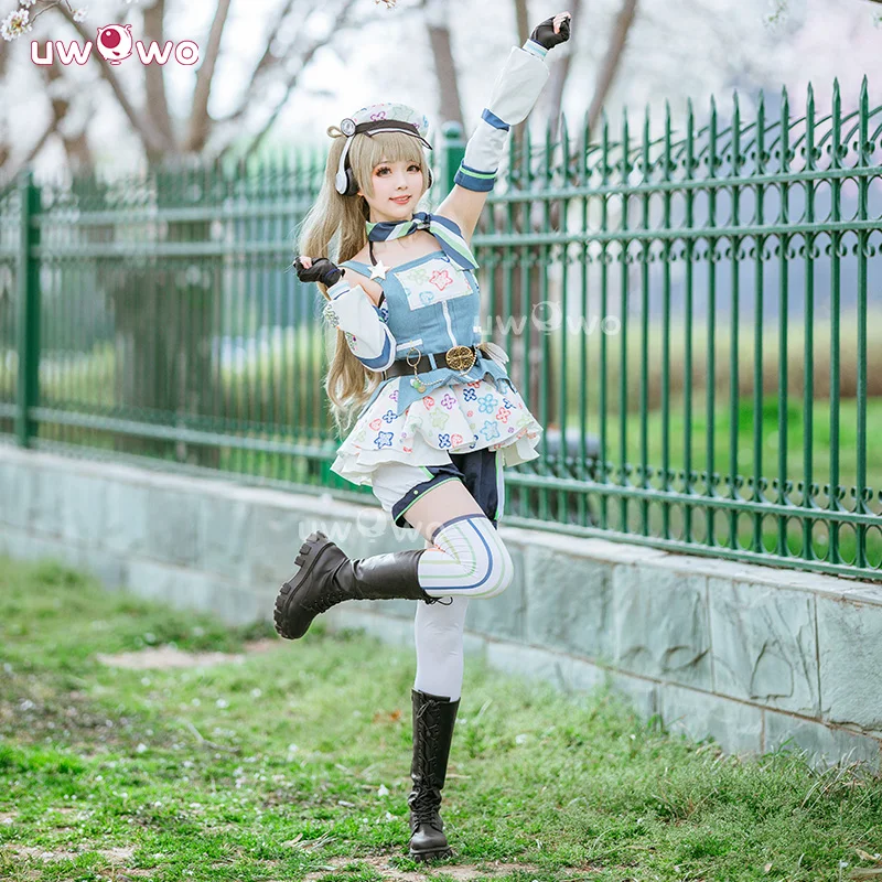 UWOWO Collab Series: Kotori Minami Cosplay Anime Loveee Live! Kotori Minami Idolized Crayon ver. Cosplay Costume Halloween Cos