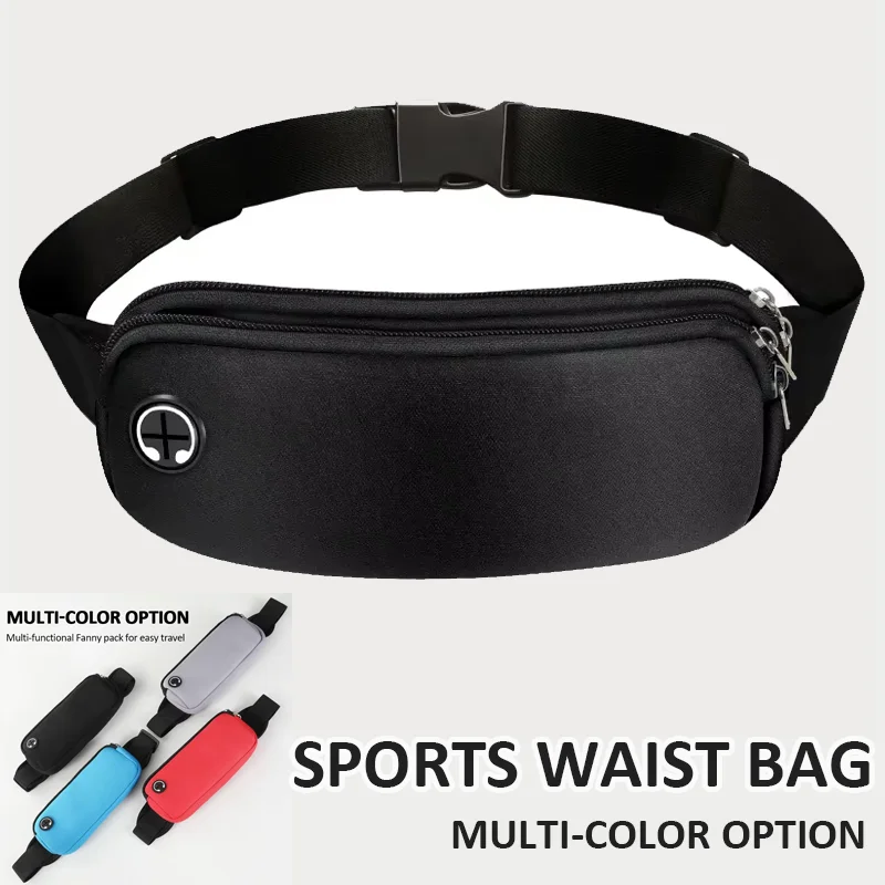 

Running Waist Bag Men and Women Mobile Phone Belt Bag Waterproof Fitness Cycling Belt Pouch Marathon Equipment Sports Fanny Pack