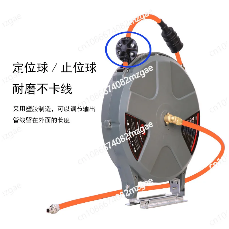 PU clip gas drum automatic telescopic reel car beauty equipment pneumatic tool trachea reel