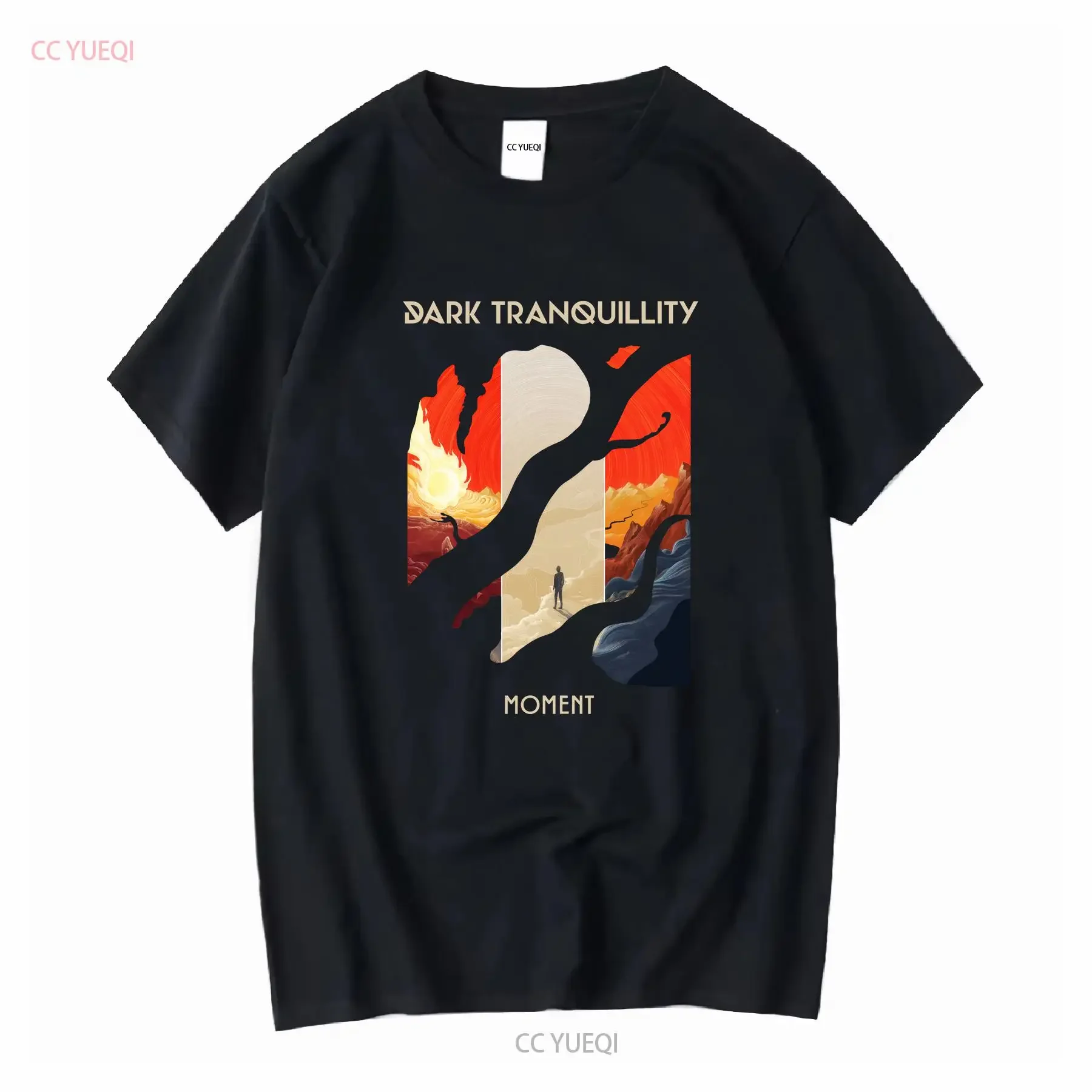 SALE New Dark Tranquillity Moment For Fans S 5XL T Shirt vintage Washed Stretched Soft Comfortable homme designer clothes