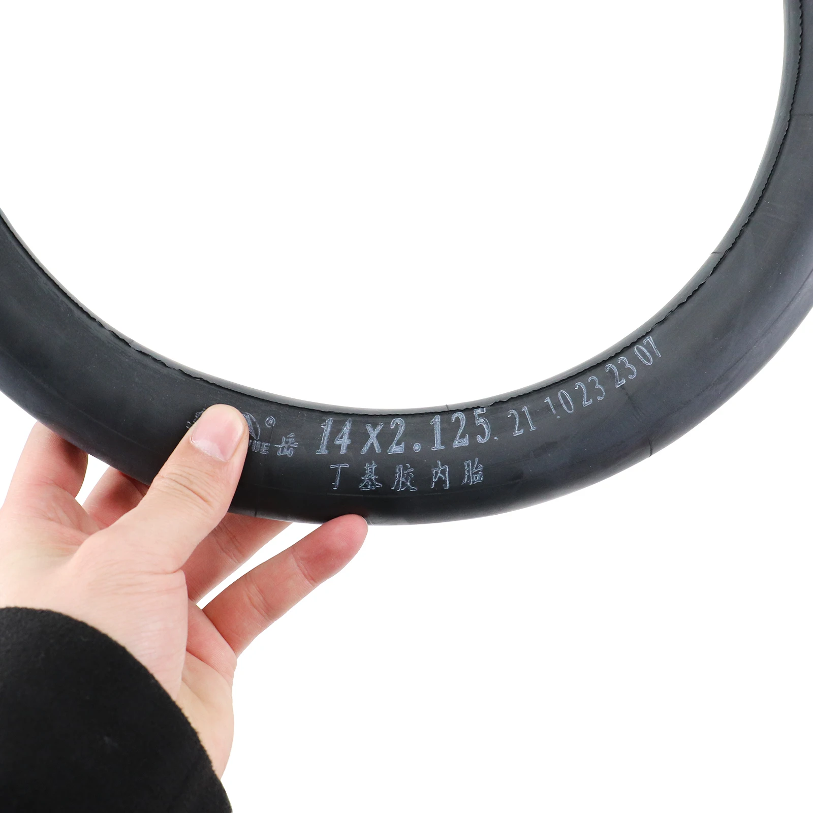 2pcs 14x2.125 Butyl Rubber Inner Tube With A Bent Valve Stem For Electric Bicycle E-Bike Tires Electric Bike Parts Accessory