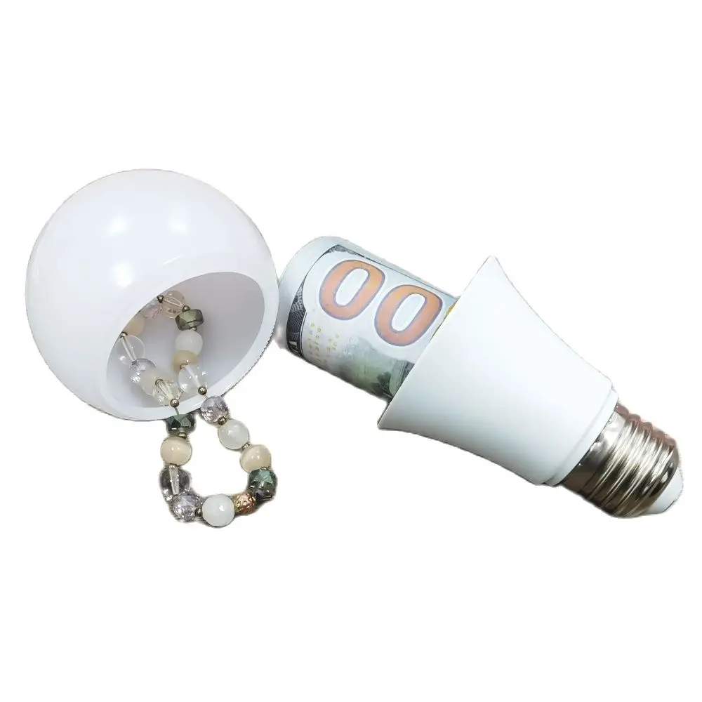 Private Money Fake Sight Secret Light Bulb Home Diversion Stash Can Safe Container Hiding Spot Hidden Storage Secret Compartment