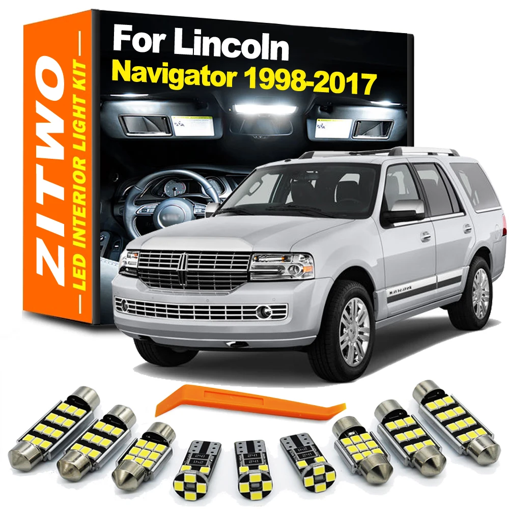 ZITWO Canbus Car LED Bulb Interior Light Kit For Lincoln Navigator 1998- 2010 2011 2012 2013 2014 2015 2016 2017 Accessories