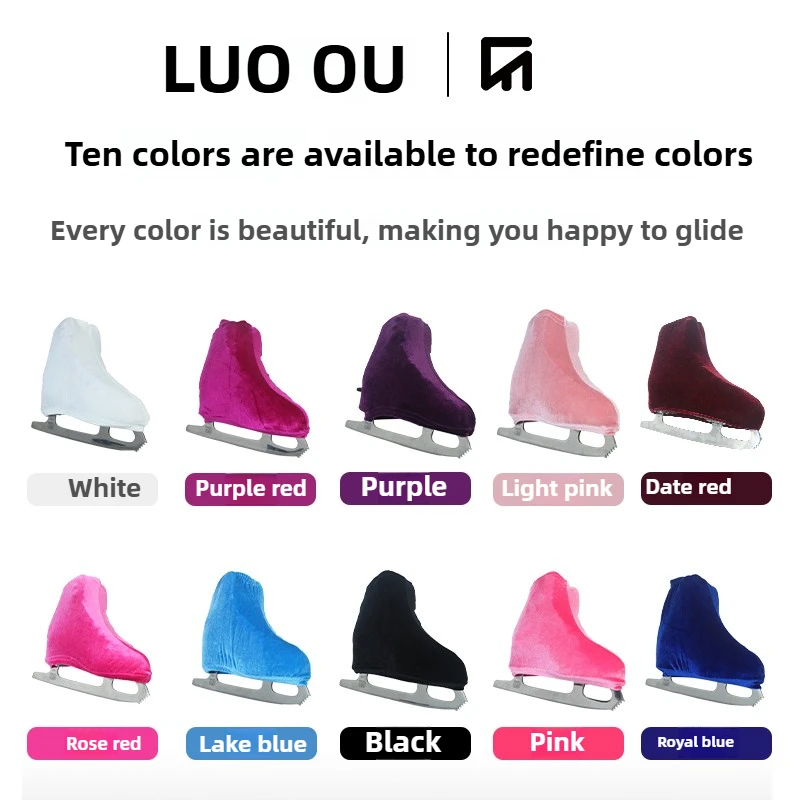 جديد الشكل أحذية التزلج غطاء حامي المضادة للخدش المضادة للأوساخ سميكة محبوك التزلج على الجليد غطاء زوج واحد حماية التزلج على الجليد