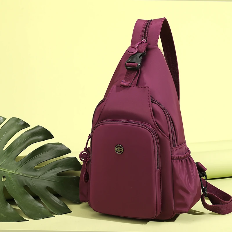 Authentic Mew Women\'s Multi-functional Mini Backpack Fashion Chest Bag Travel Lightweight Crossbody Bag