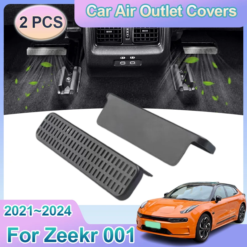 

Car Air Outlet Cover Fit For Zeekr 001 2021 2022 2023 2024 Under Rear Seats Ventilation Conditioner Vent Auto Parts Accessories