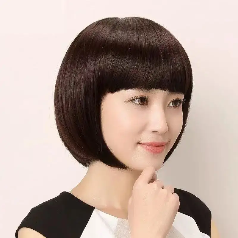 

Short WigBoBoHeadline Bangs Top Hair Wholesale Wig Set