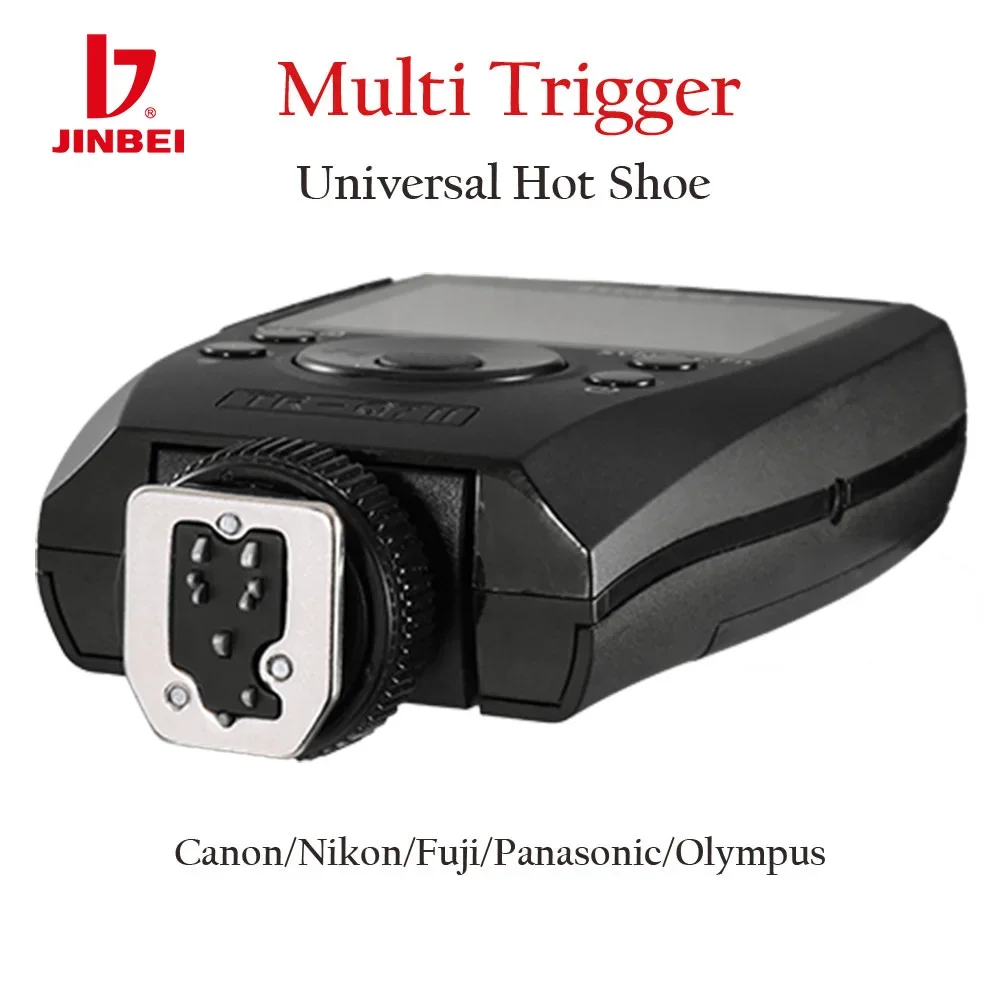 JINBEI TR-Q7II C/N/S/F/O/P TTL Transmitter 2.4G HSS Flash Trigger Camera Flash Lights For All Camera