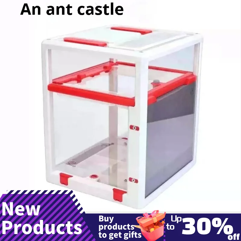 

Ant Farm mini CC with External Water Tower Moisturise Ant Nest Pet Ant Queen Breeding Area Anthill Castle Ant House Insect Box