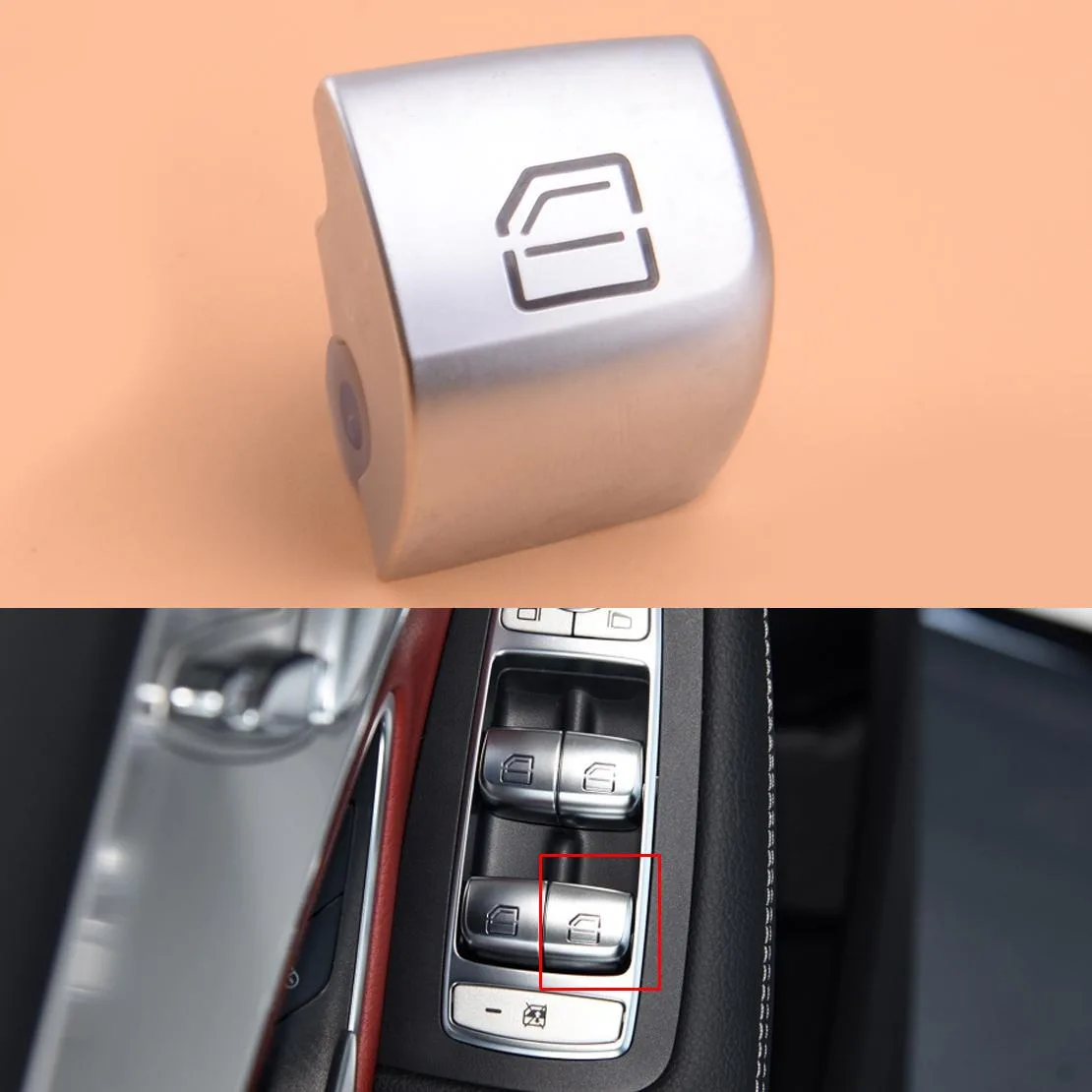 

Крышка кнопки управления стеклоподъемником задней правой двери 2059056800 для Mercedes E-Class W213 S-Class W222 2016-2021