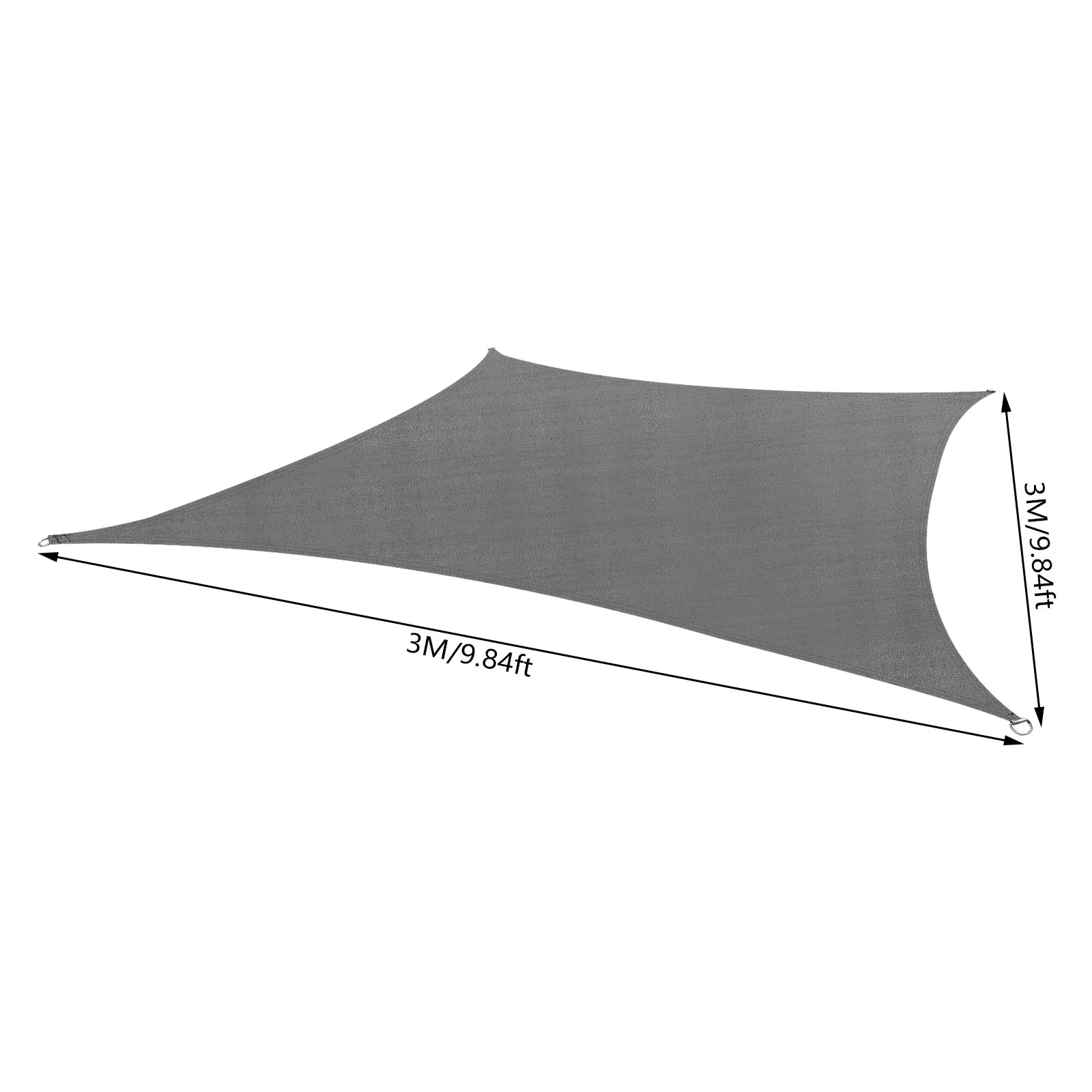 Super Waterproof Shade Sail Patio Awning Outdoor Garden Pool Sun Canopy Shelter Cover Square For Courtyards, Lawns, Gardens