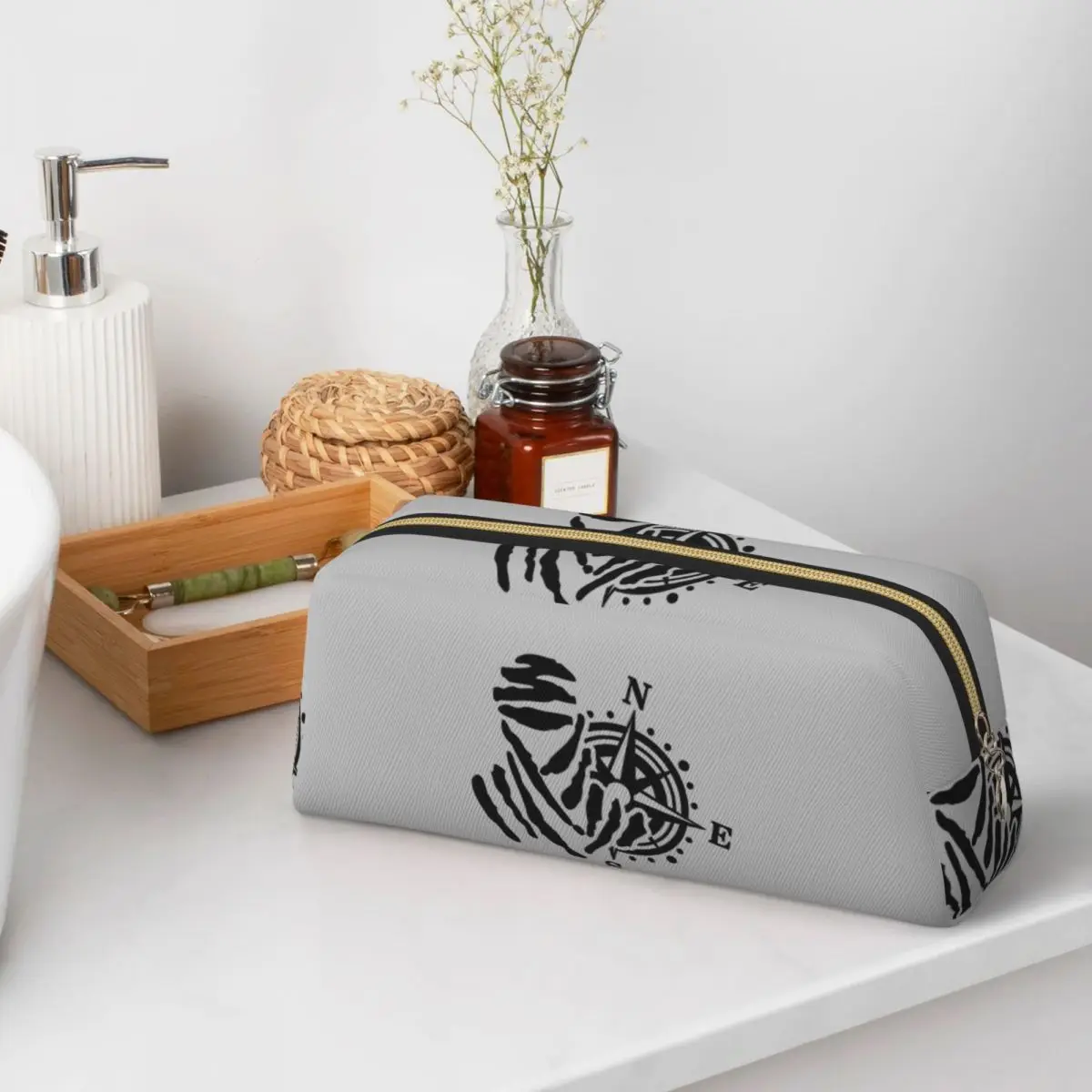 

Dakar Rally Motorcycle Pencil Cases for Students Gifts Pen Box Pencil Bag Large Storage Pencil Pouch Pen Holder