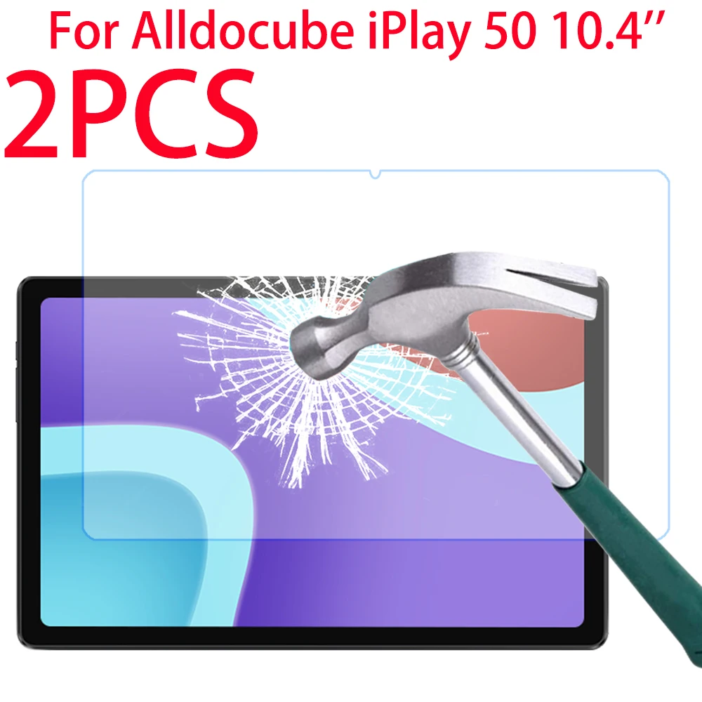 2PCS 9H Tempered Glass Screen Protector For Alldocube iPlay 50 10.4 inch Protective Film For Alldocube iPlay50 10.4 Screen Glass