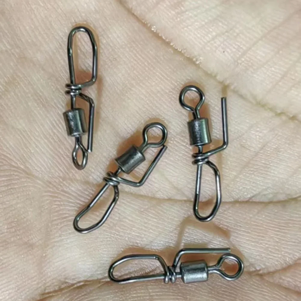 20PCS Cascade Swivels For Sea Fishing Rigs  Sea Fishing Clip Down Resistance To Corrosion Strength To Use Fishing Hook