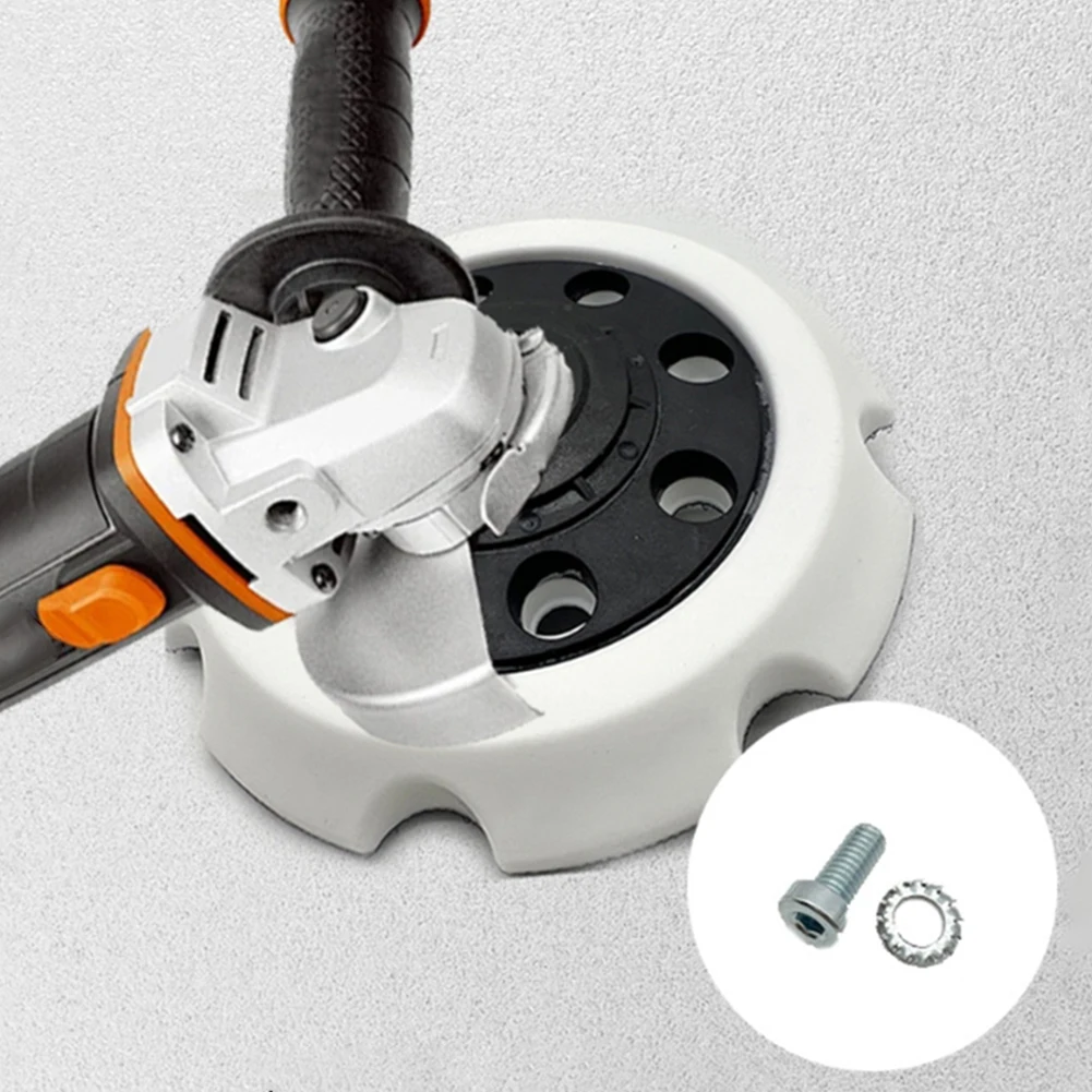 125mm Sanding Backing Plate Prevents Disc Damage Quick Sandpaper Replacement Vacuum Holes Versatile Sanding Tool