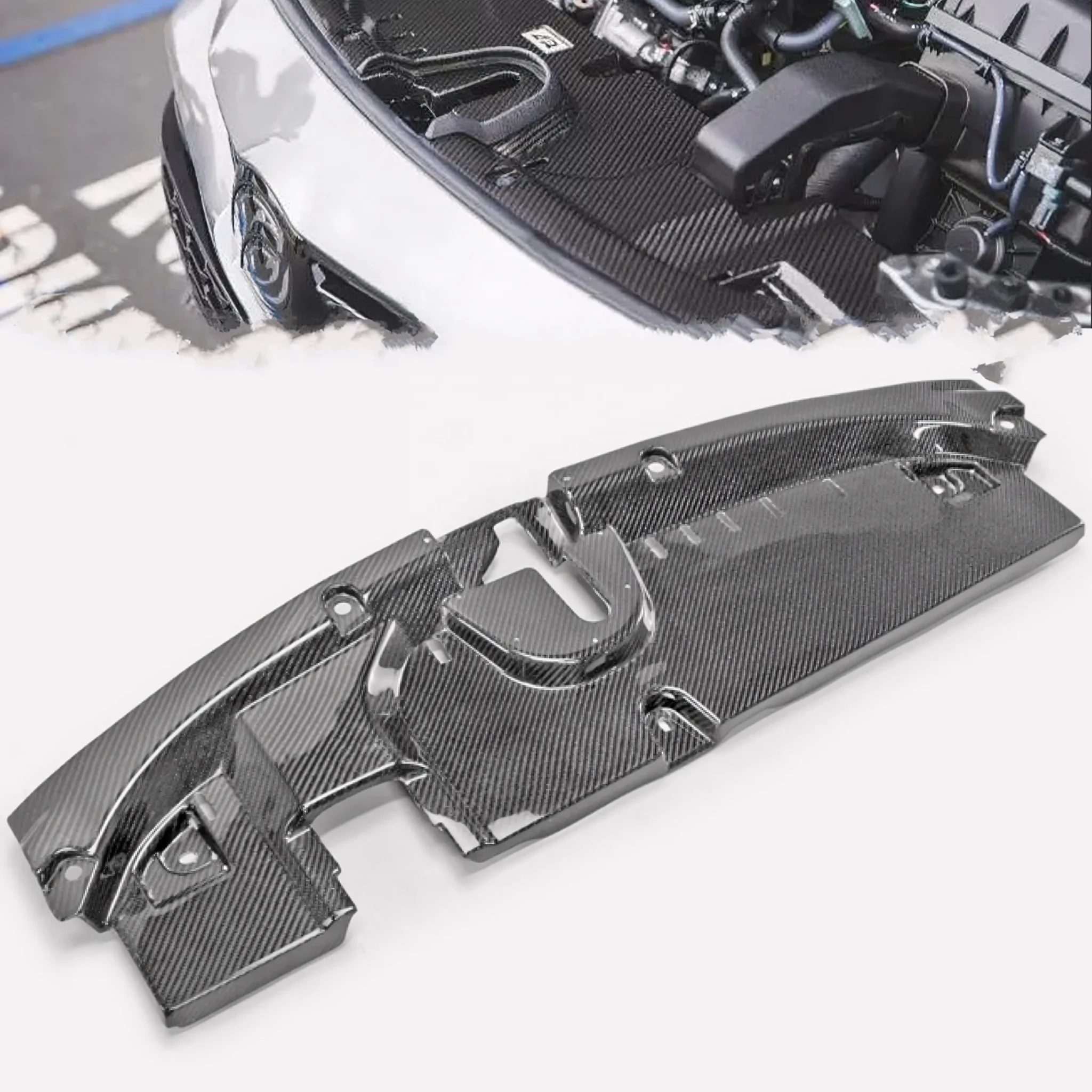 

Carbon Fiber Radiator Cover For Toyota GR Corolla Cooling Panel For Corolla GR