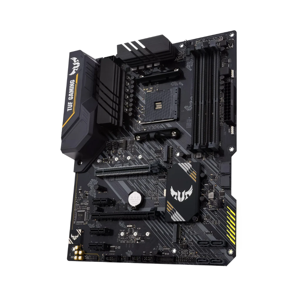 Imagem -03 - Placa-mãe do Jogo do Asus-b450 Tuf B450-plus ii Apoia Ryzen 1700 3700x Ryzen 2600x3500x3600 5500 5600 5600g 4600g