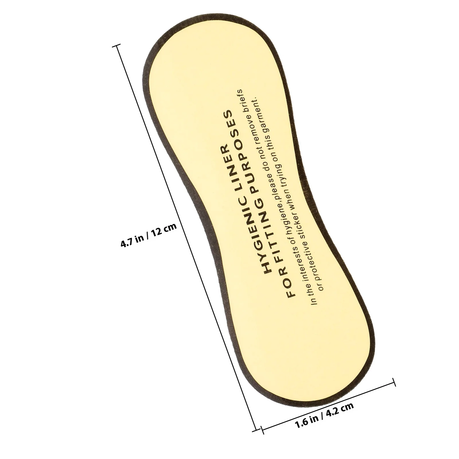 50 قطعة من ملصقات التحذير، بطانات واقية لاصقة شفافة لملابس السباحة والملابس الداخلية والملابس الداخلية وسراويل السباحة ومحاول الاستخدام #6