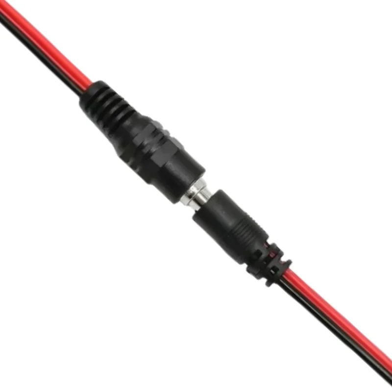 5Pcs/lot 5.5x2.1 mm Male Female Plug 12V DC Power Pigtail Cable Jack for CCTV Camera Connector Tail Extension 24V DC Wire