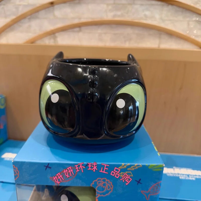 جديد أصيل التنين تامينغ ماستر بلا أسنان الصبي ليلة ضوء شا كوب ماء من السيراميك زوجين الإبداعية كوب سيراميك هدية الكريسماس #5