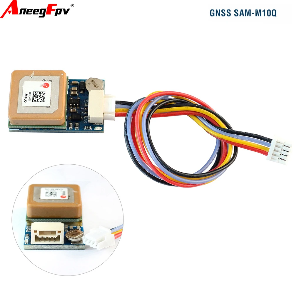 

MATEK SAM-M10Q GNSS GPS Module Built-in Patch Antenna for RC Multirotor Long Range FPV Freestyle Drone Robot DIY Parts