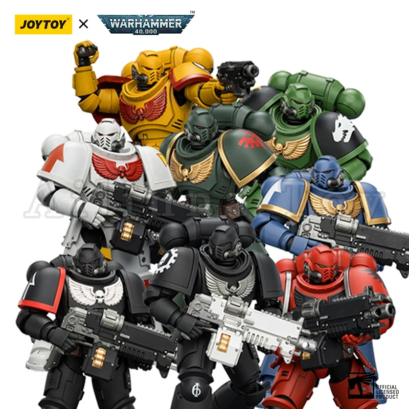 

JOYTOY 1/18 Action Figure 40K Ultramarines Imperial Fists Blood Angels Intercessor Anime Toy