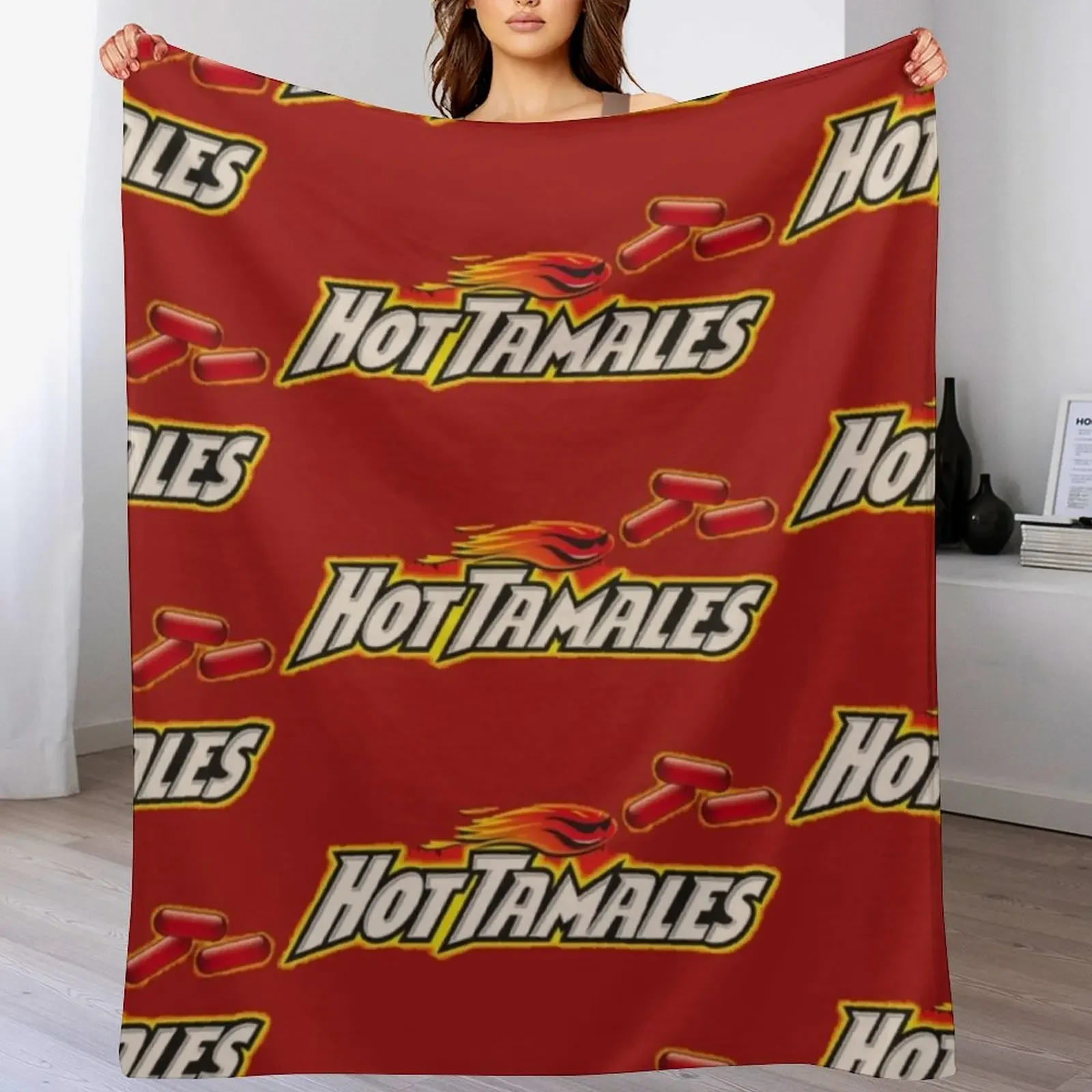 

Hot Tamales Throw Blanket Fade Resistant Durable Throw Blanket