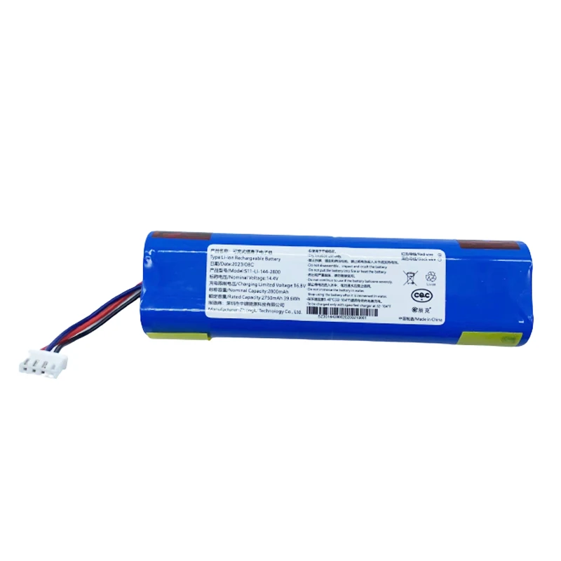 New 2800mAh S11-LI-144-2600 Li-ion Battery Pack For Ecovacs Ozmo 750 , For Ecovacs DEEBOT OZMO 900 (DN5G) Robot Vacuum Cleaner