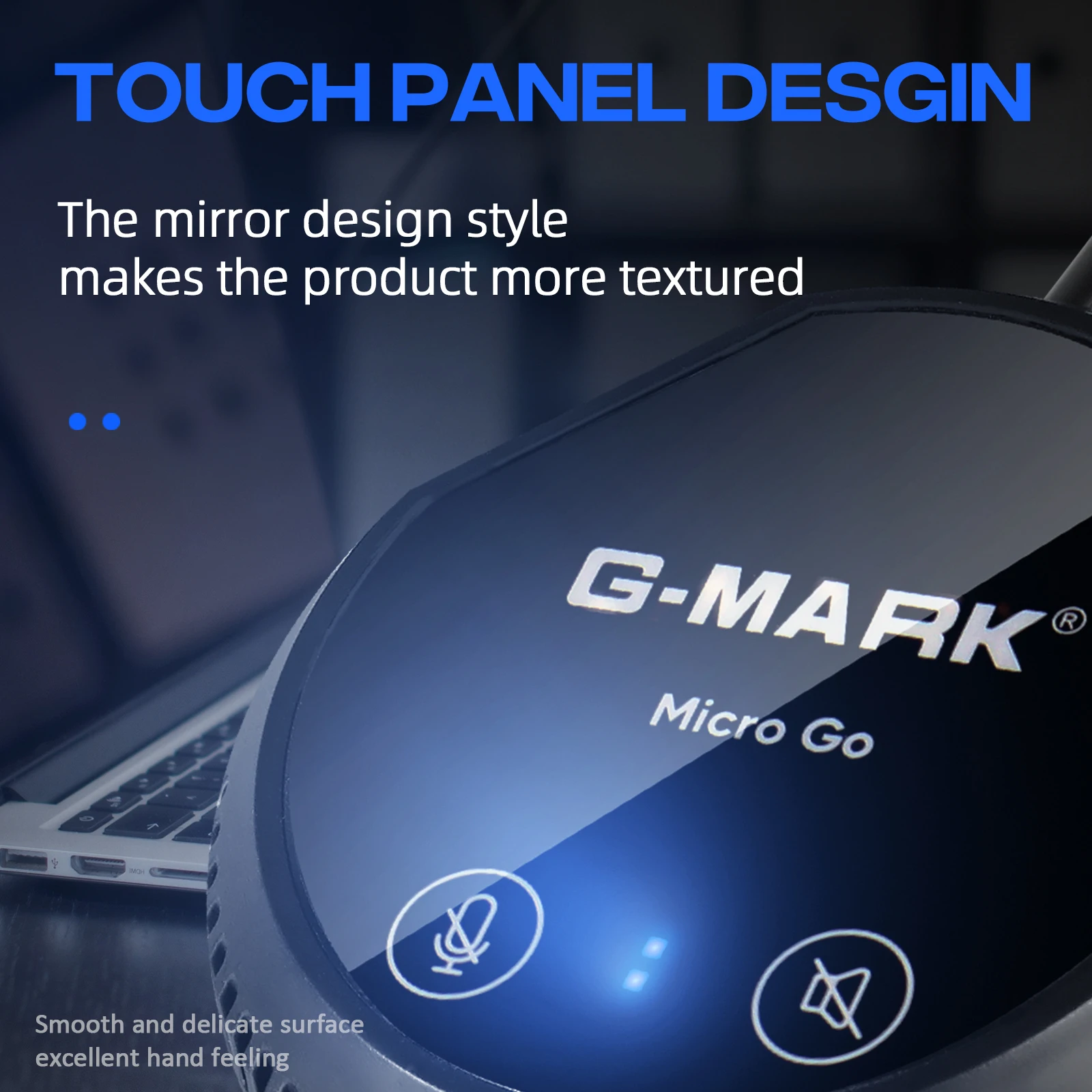 USB Microphone Speakers G-MARK Micro Go Conference Speakerphone Compatible with Leading Platforms Plug and Plays view 2
