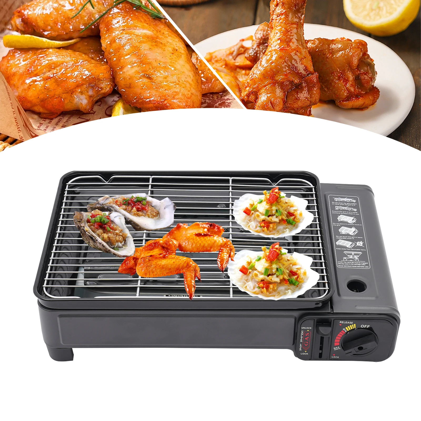 

Butane Grill Stove, Portable Camping Grill Gas Stove, Portable Butane Gas Stove