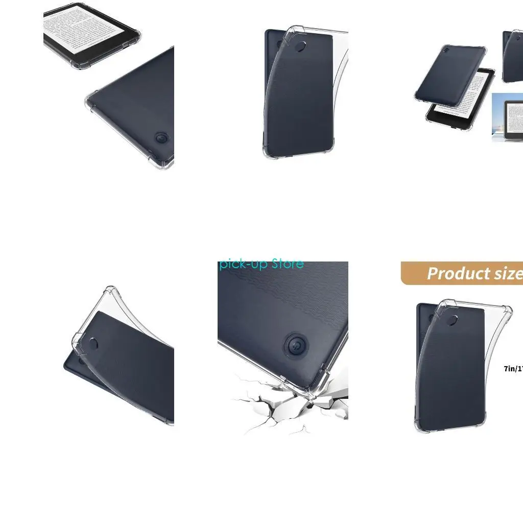 

Q5WA CLEAR TPU Case для Libra 2 (7 Читатель Shock -Resect