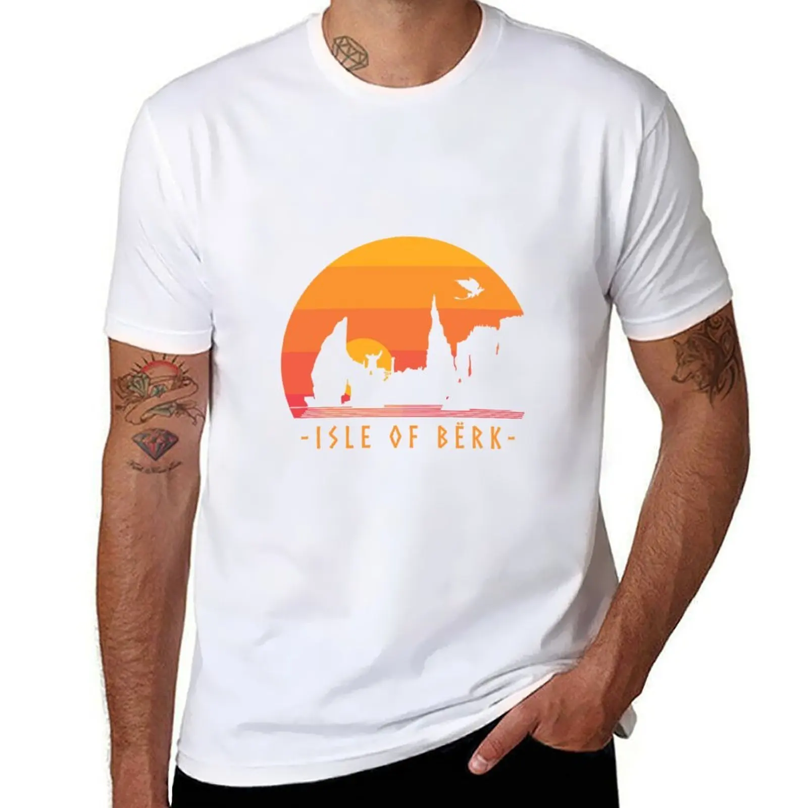 

Isle of Berk  T-Shirt anime t shirts for man t shirts for man cotton T-Shirt
