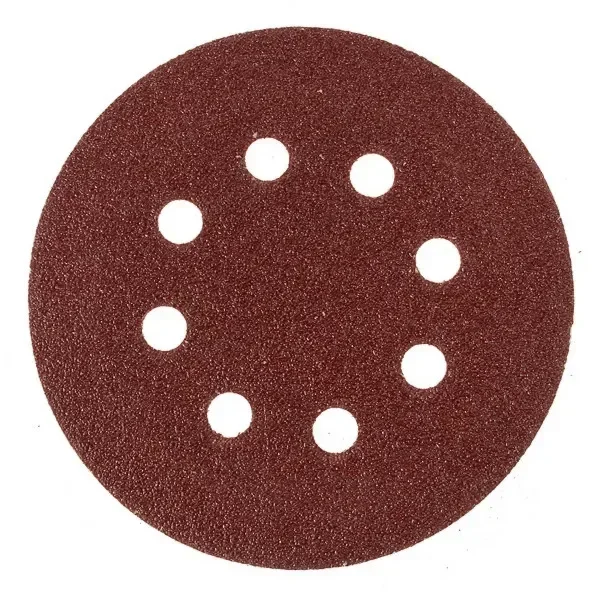 Discos de lixa Hook Loop, Lixa Pads Set, Polimento De Madeira, 8 Buracos, 40-2000 #, 125mm, 5 ", 10Pcs