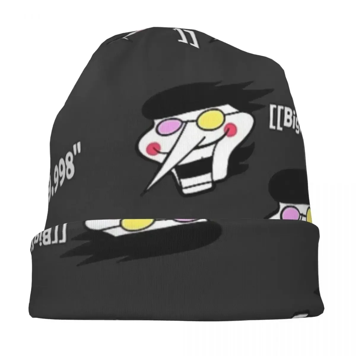 Deltarune-gorro de punto Spamton para hombre y mujer, gorro cálido de moda para exteriores, Otoño e Invierno